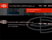 Tablet Screenshot of carltonbruettdesign.com